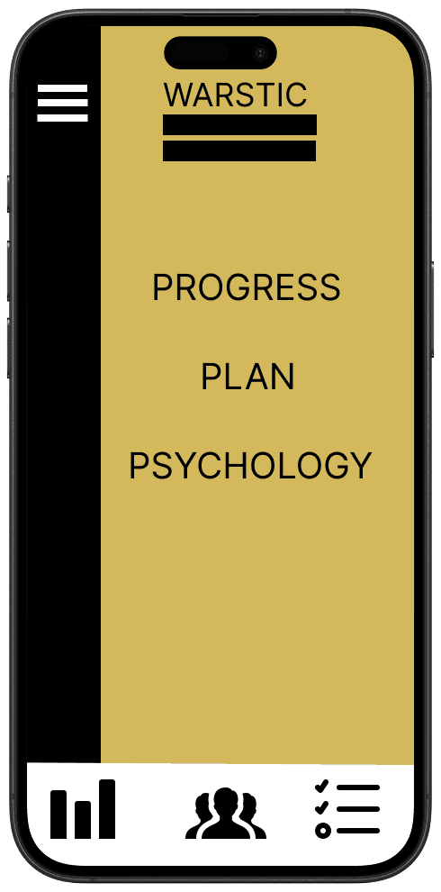 Original Warstic app dashboard screen